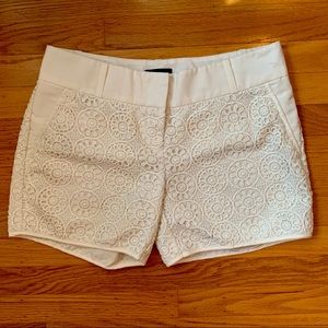 The Limited • Cream Lace Shorts